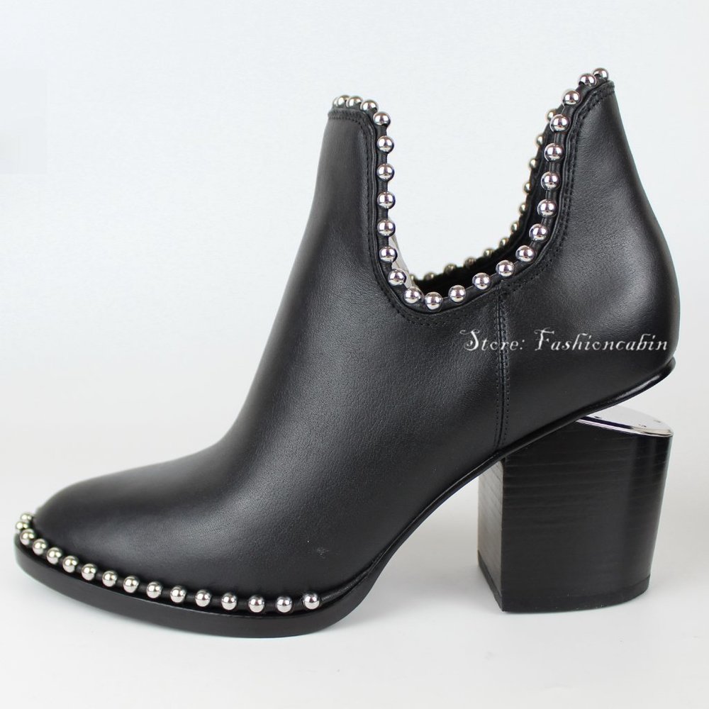 New ALEXANDER WANG Gabi Studded Booties - Picture 6 of 13